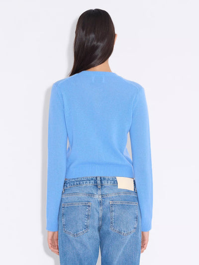 W. Cashmere Cardigan, Blue