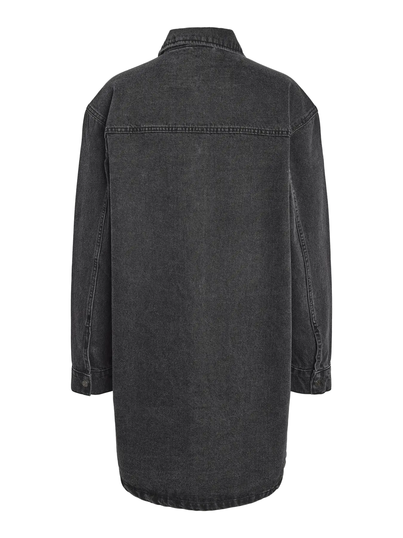 Alva LS Denim Dress, Black Denim