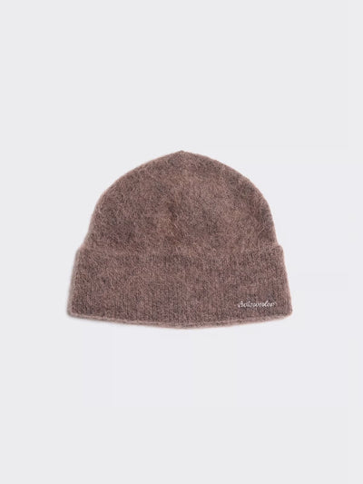 Tine Fluffy Beanie, Dk Brown