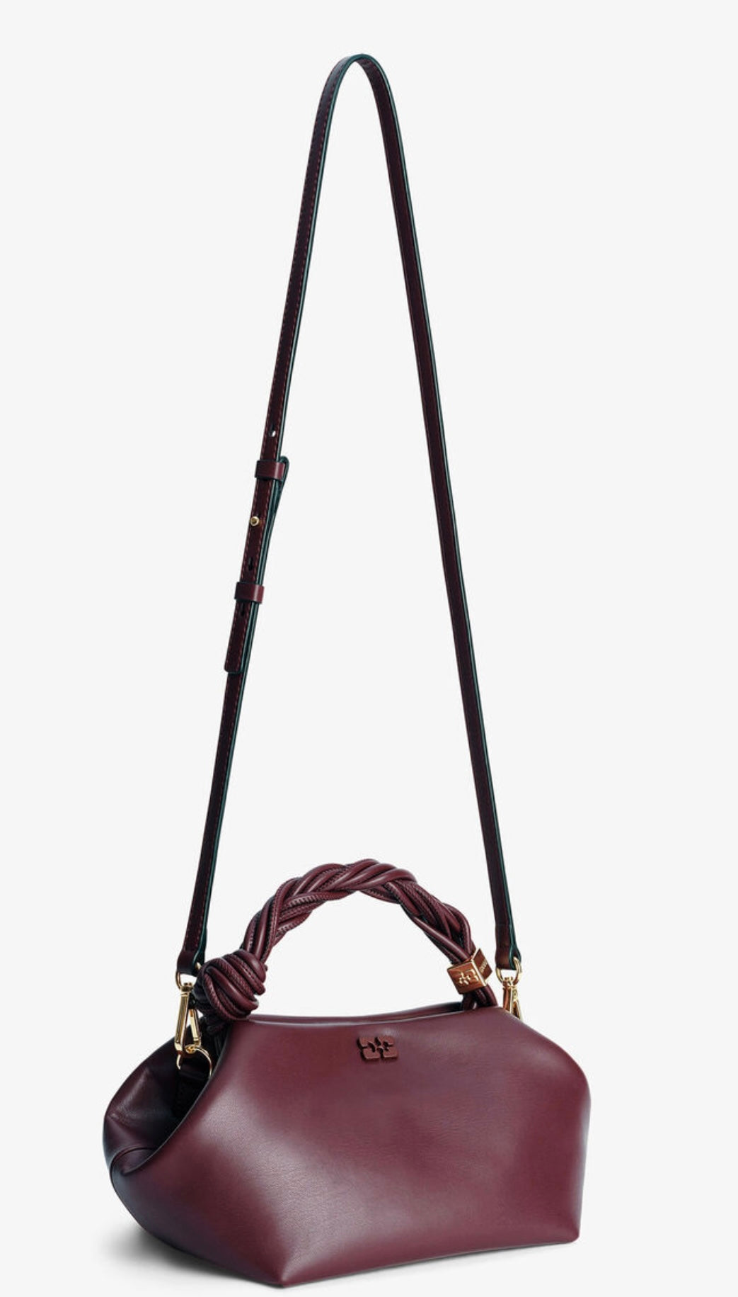 Ganni Bou Bag Small, Burgundy