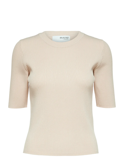 Mala 2/4 Knit o-neck, Birch