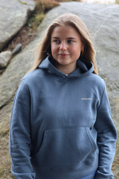 W Regular Hoodie, Blue