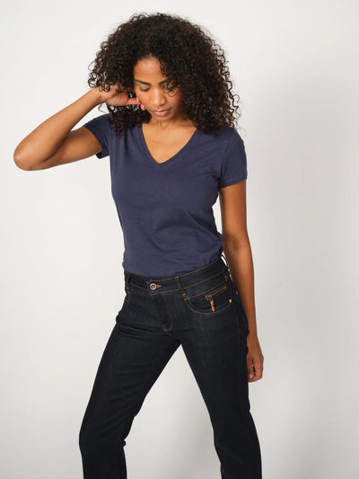 Carla Naomi Deluxe Jeans, Dark Blue