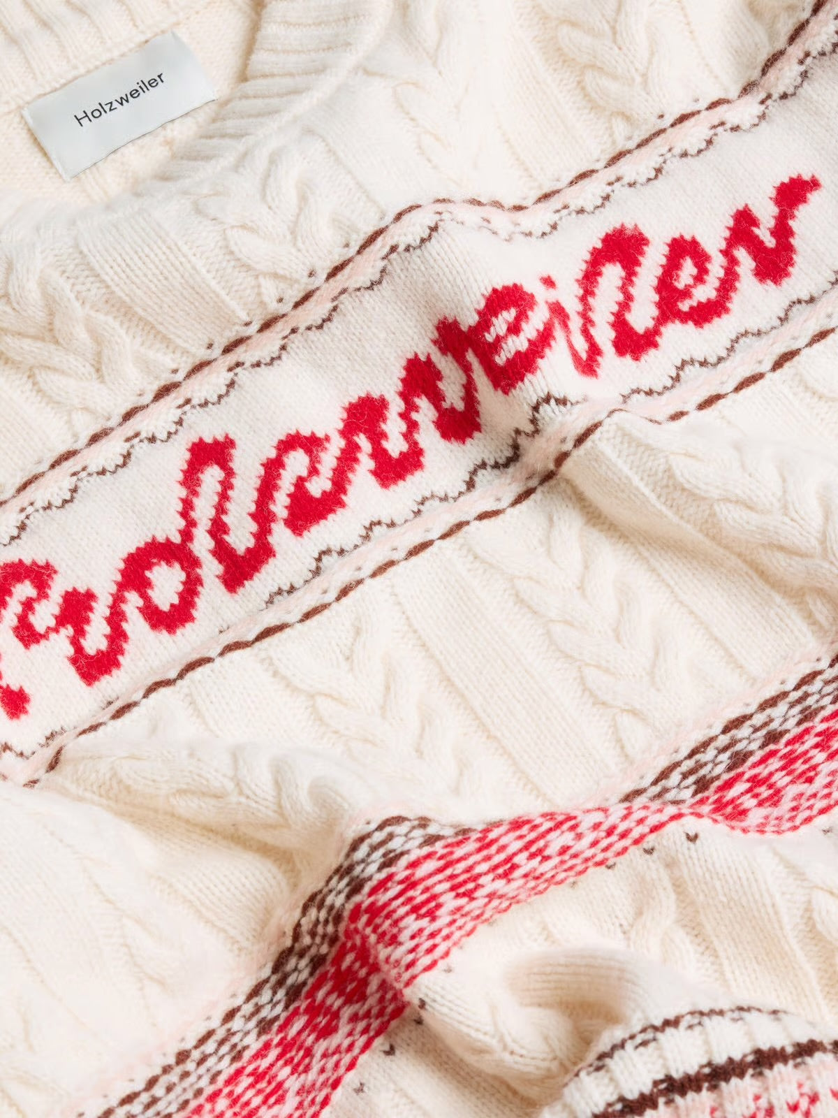 W. Holzweiler Logo Crew, Red Mix