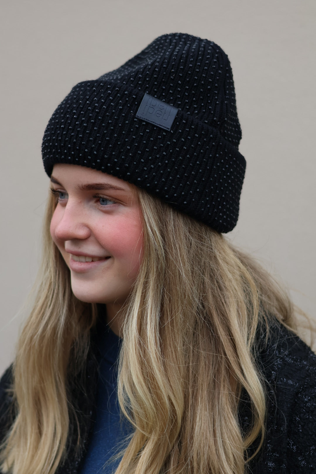 Embellish Beanie , Black