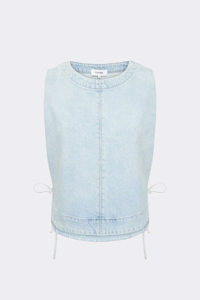 Kosa 9 Top, Light denim blue