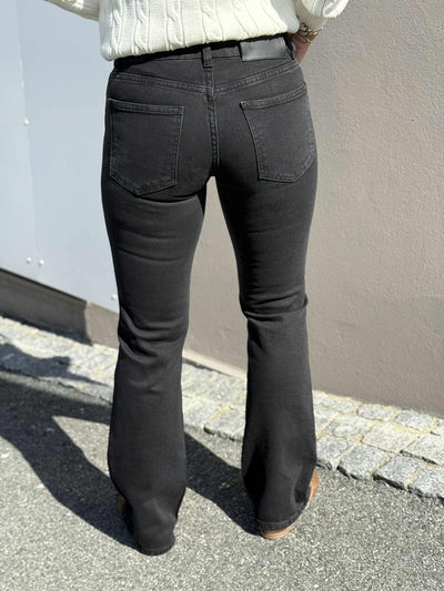 W Low Jeans, Black Washed