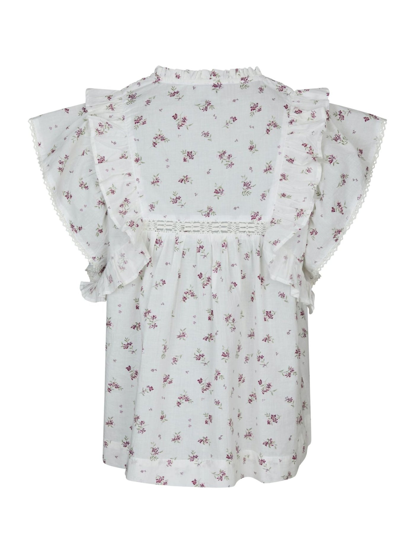 Jayla Small Blossom Top, Creme