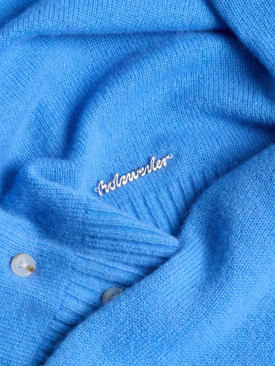 W. Cashmere Cardigan, Blue