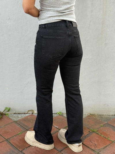 W Low Jeans, Black Washed