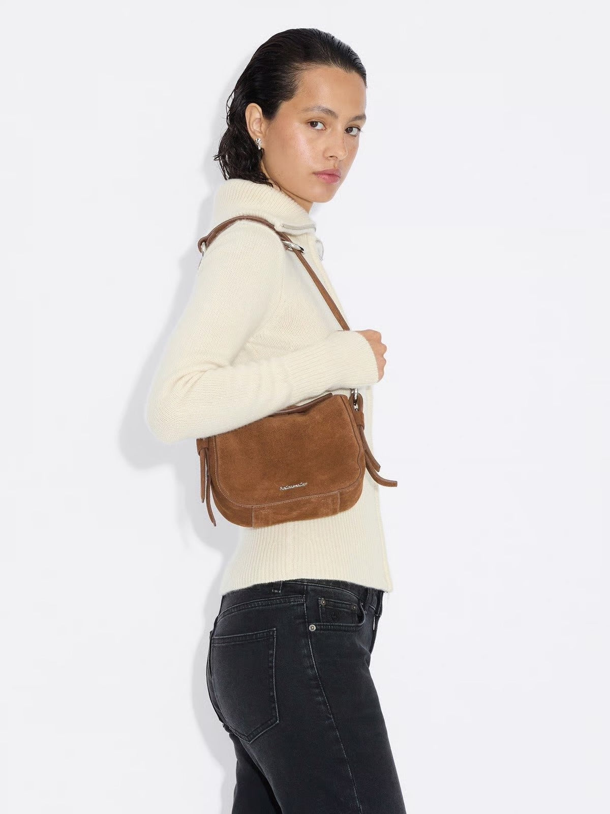 Bud Sued Bag Mini, Camel