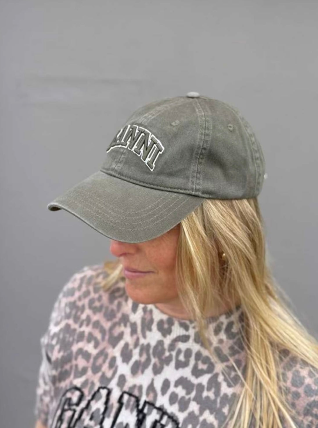 Washed Cotton Canvas Cap Emb, Kalamata