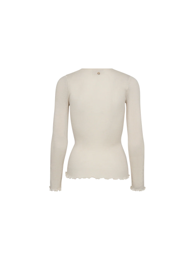 Elaine Sealess O-LS Tee, Ecru