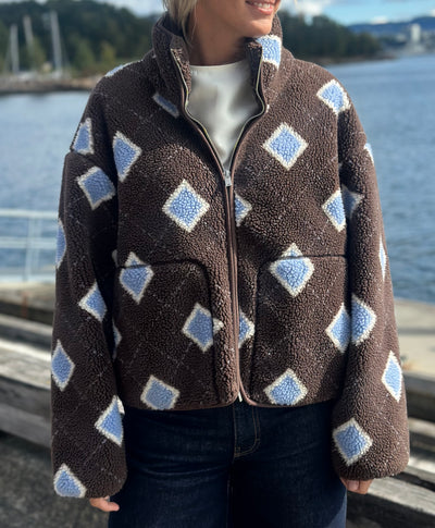 Rype Fleece Jacket, Brown Mix