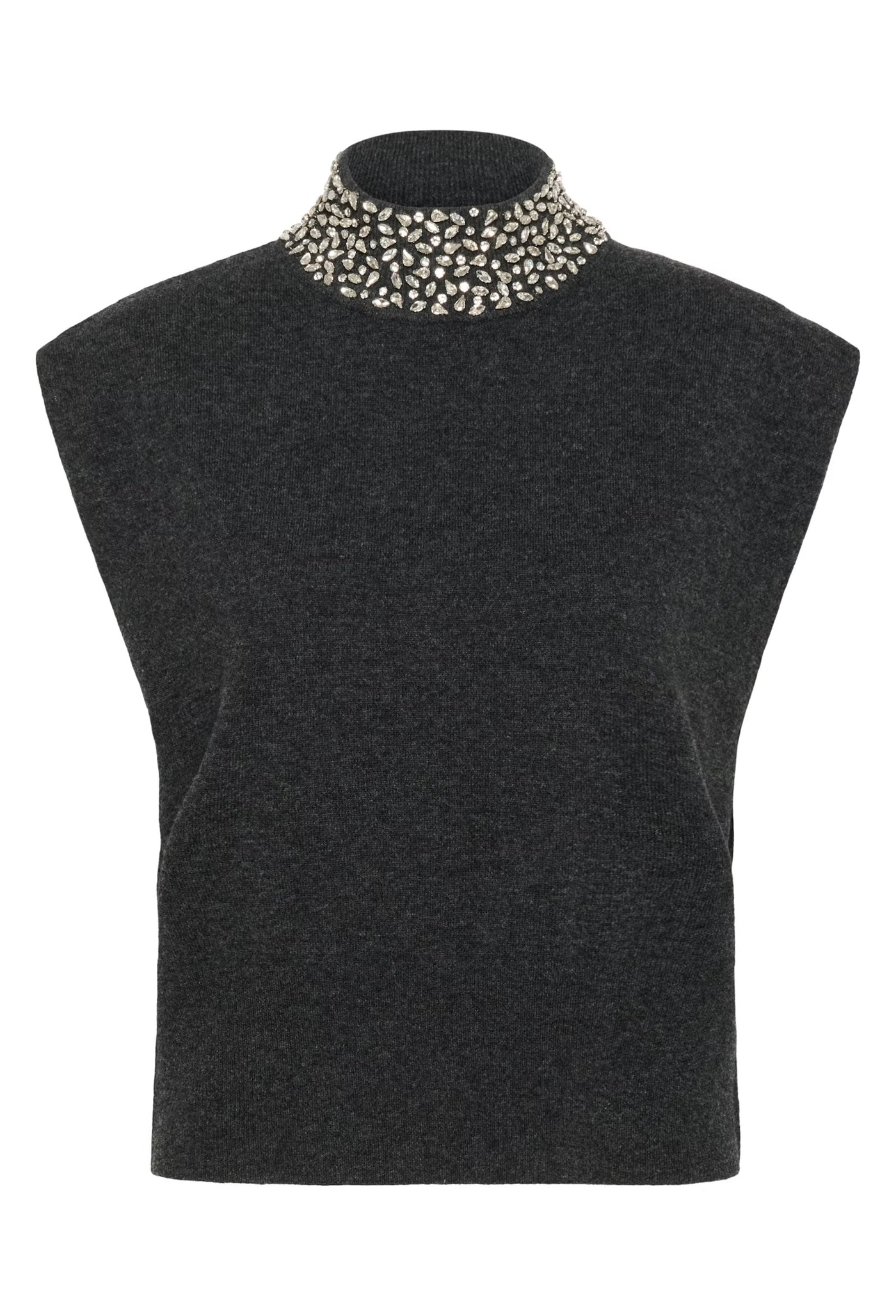 Manzi Deco Waistcoat, Deep Graphite