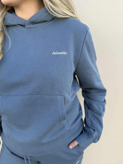 W Regular Hoodie, Blue