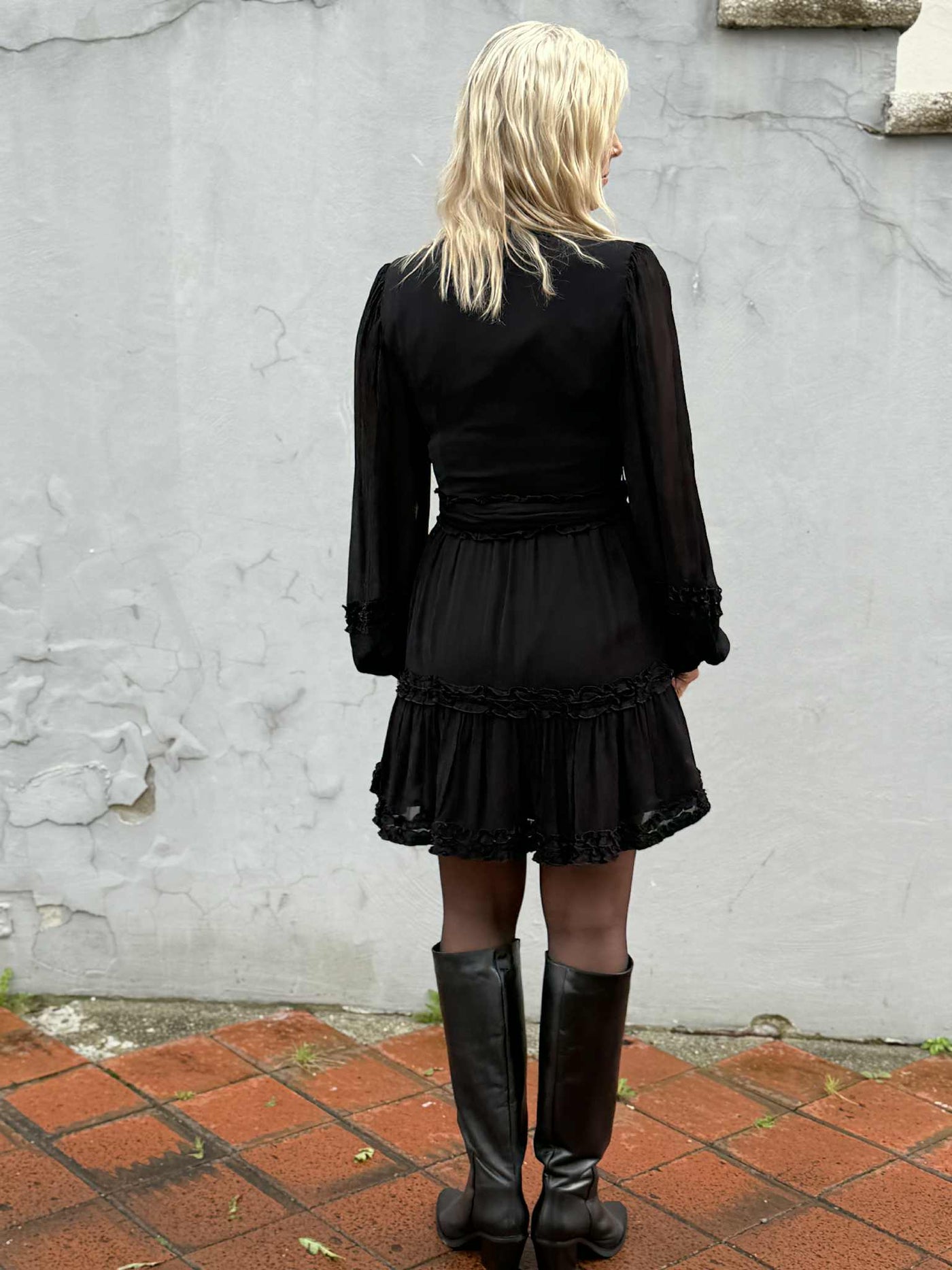 Violetta Mini Dress, Black