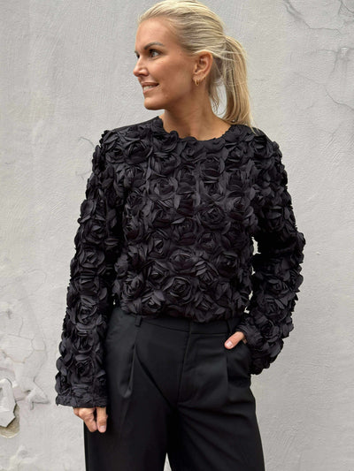 Ingrid Blouse, Black