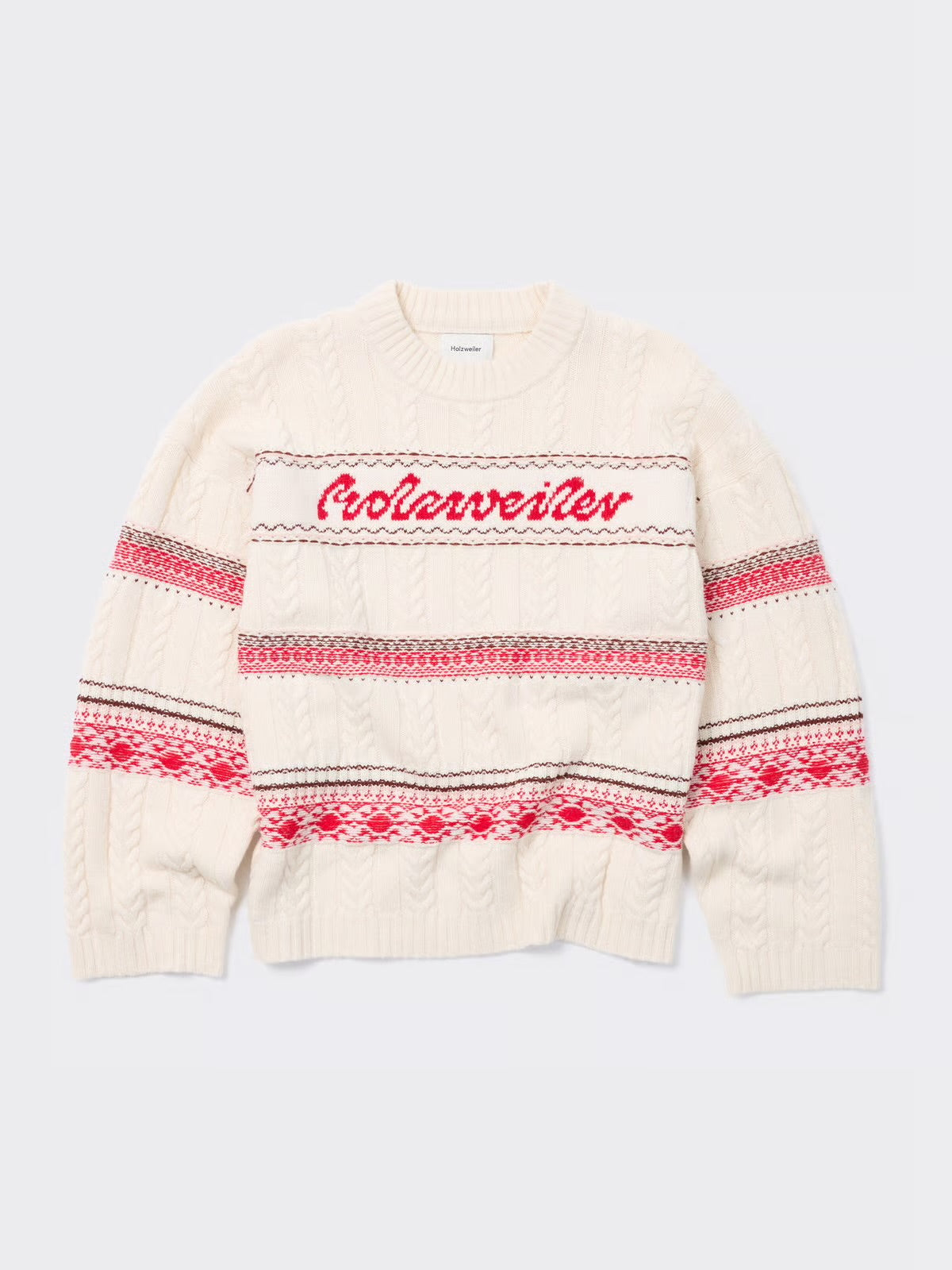 W. Holzweiler Logo Crew, Red Mix