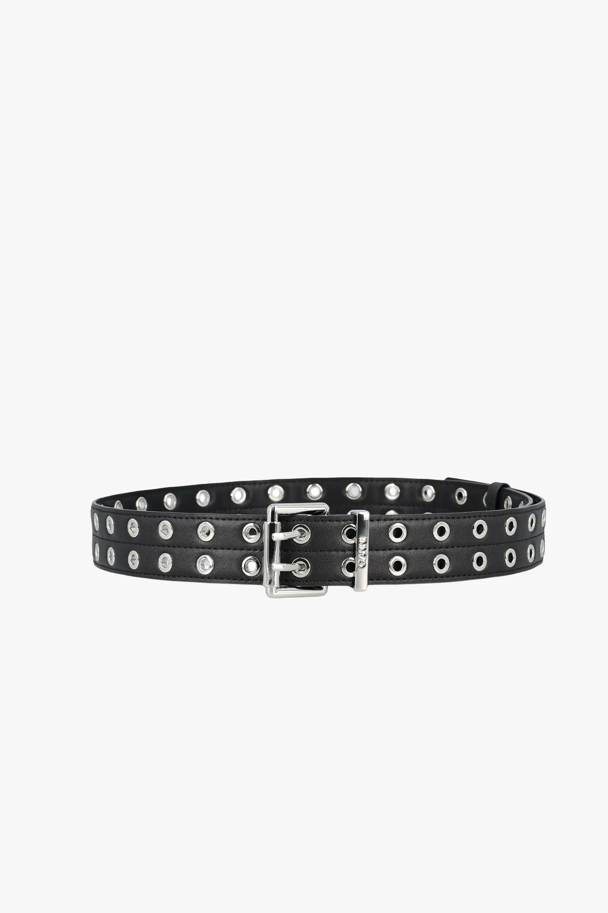 Double Eyelet Belt, Black