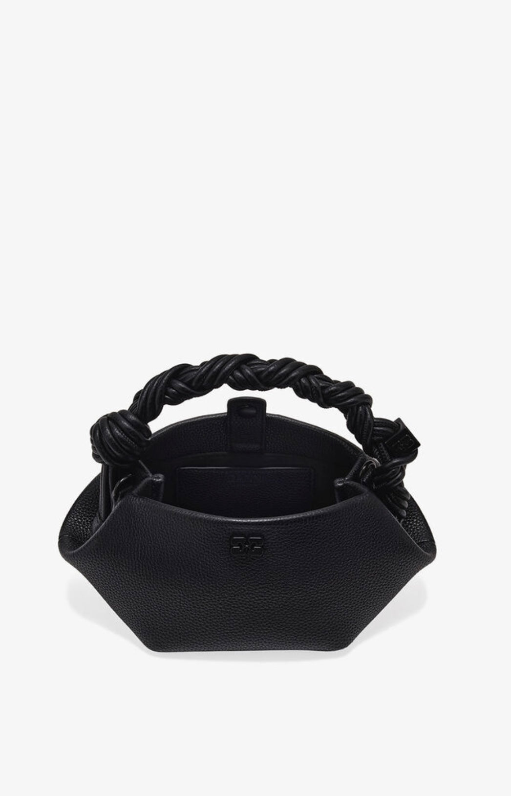 Ganni Bou Bag Mini, Grained Black