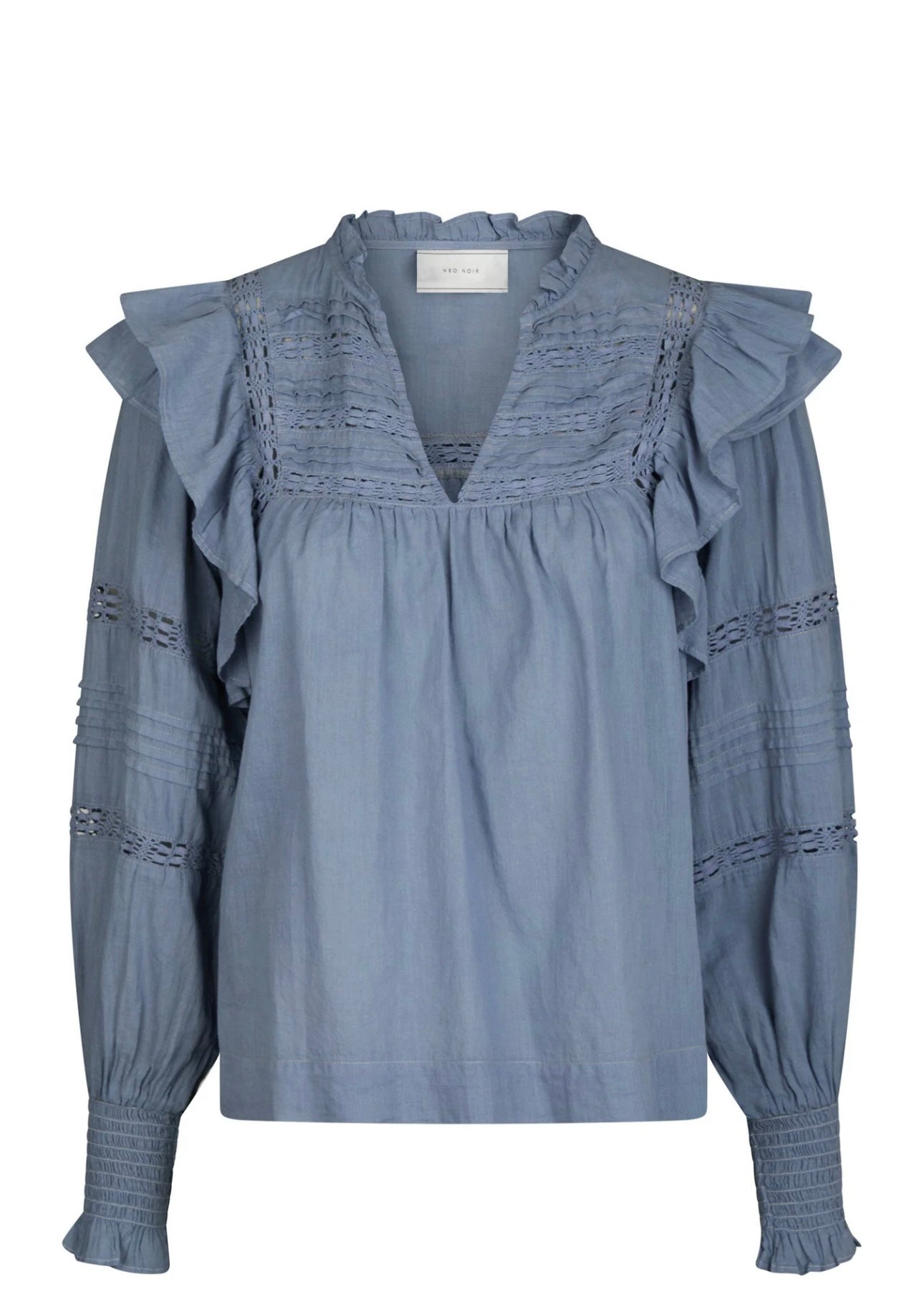 Mauri S Voile Blouse, Smoke Blue