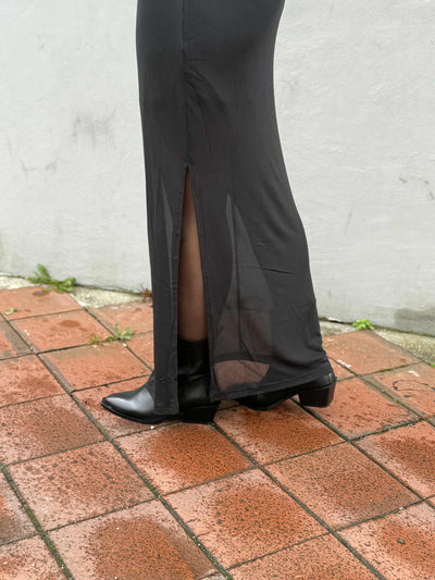 Olga SL Slim Ankle Dress, Black