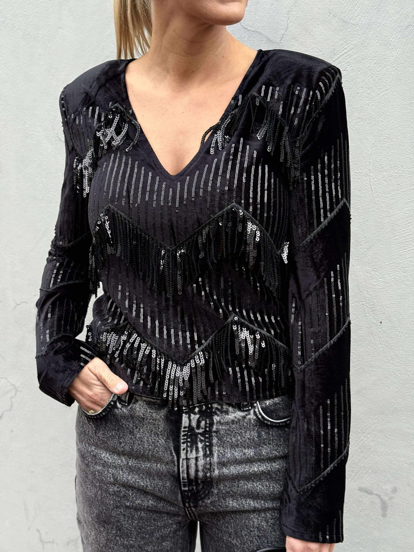 Moonlight Top, Black