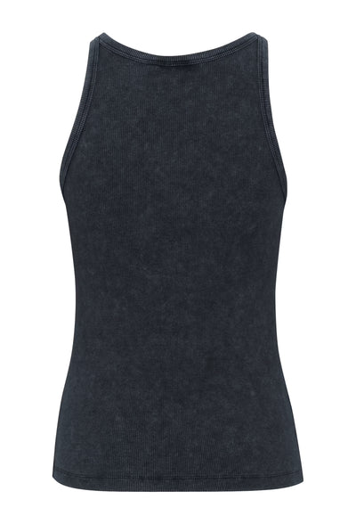 Drew Washed Logo Tank, Grey Washed