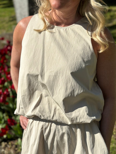 Lea 1 Top, Beige