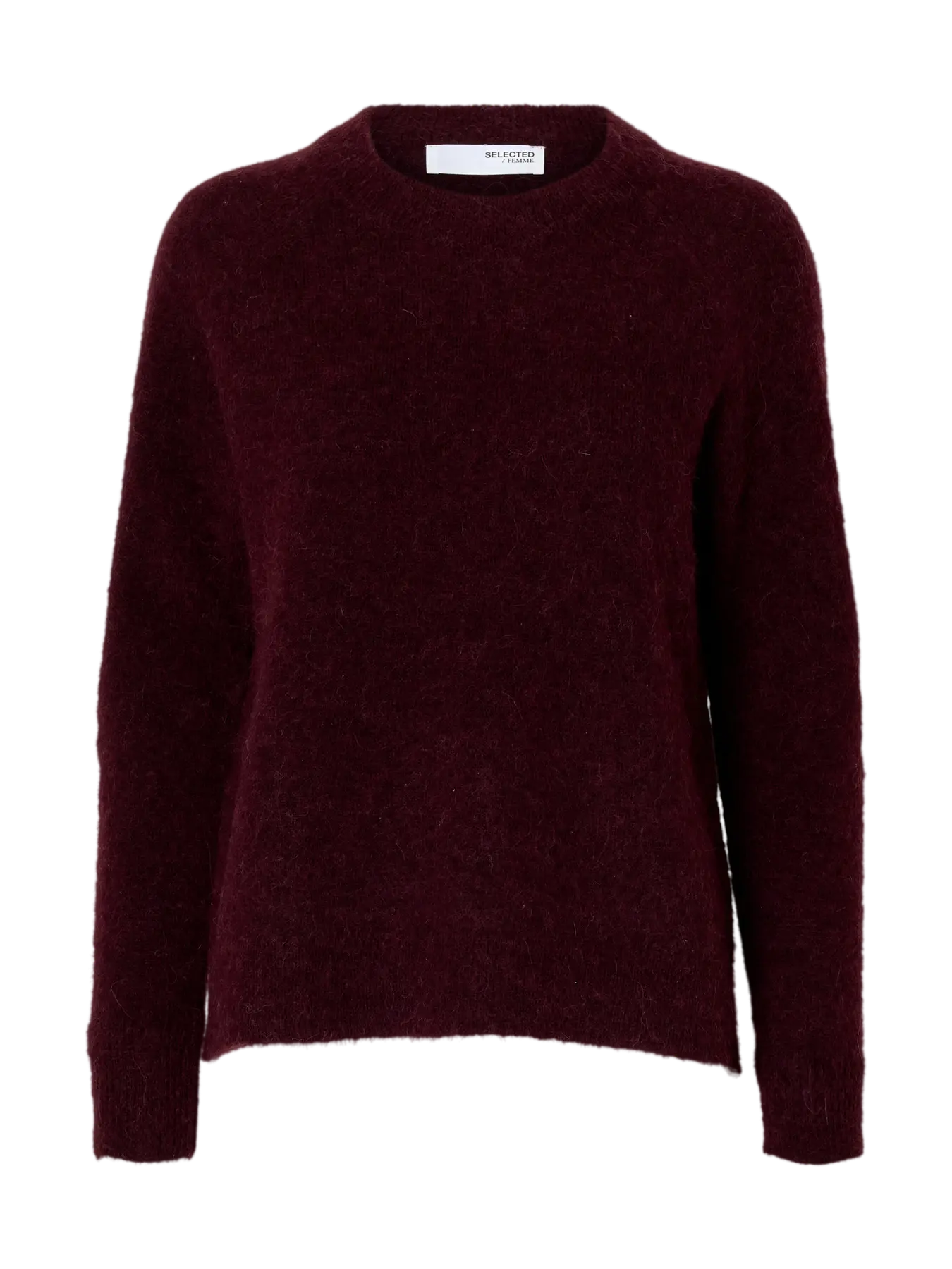 Lulu LS Knit O-neck, Fig/Melange