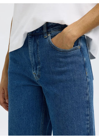 Wide Bea-Kori HW Jeans, Medium Blue