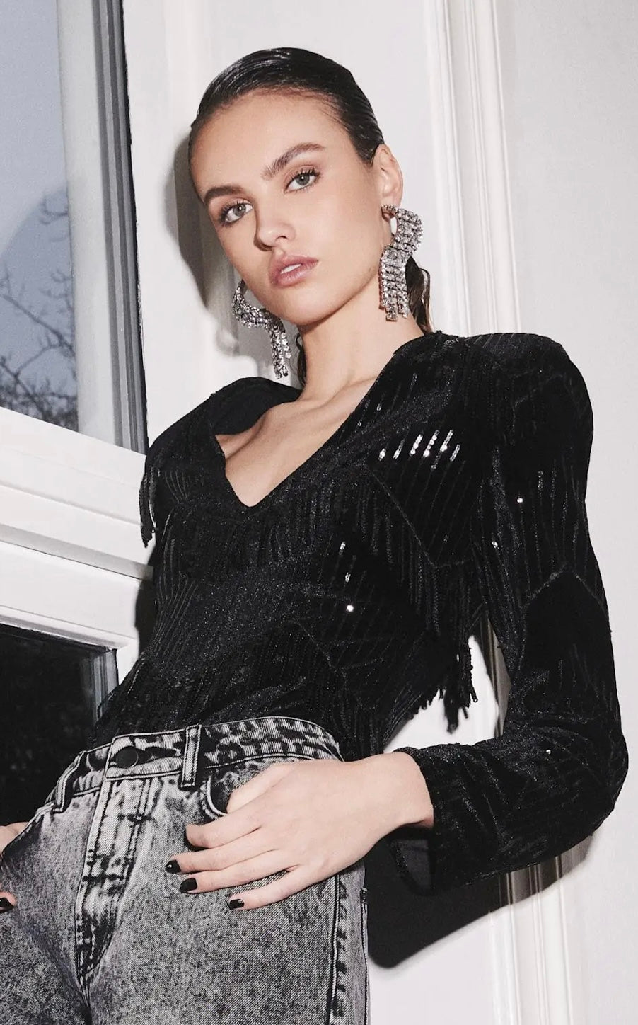 Moonlight Top, Black