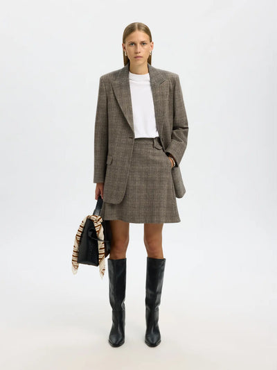 Relaxed Sille Blazer, Delicioso/Checks