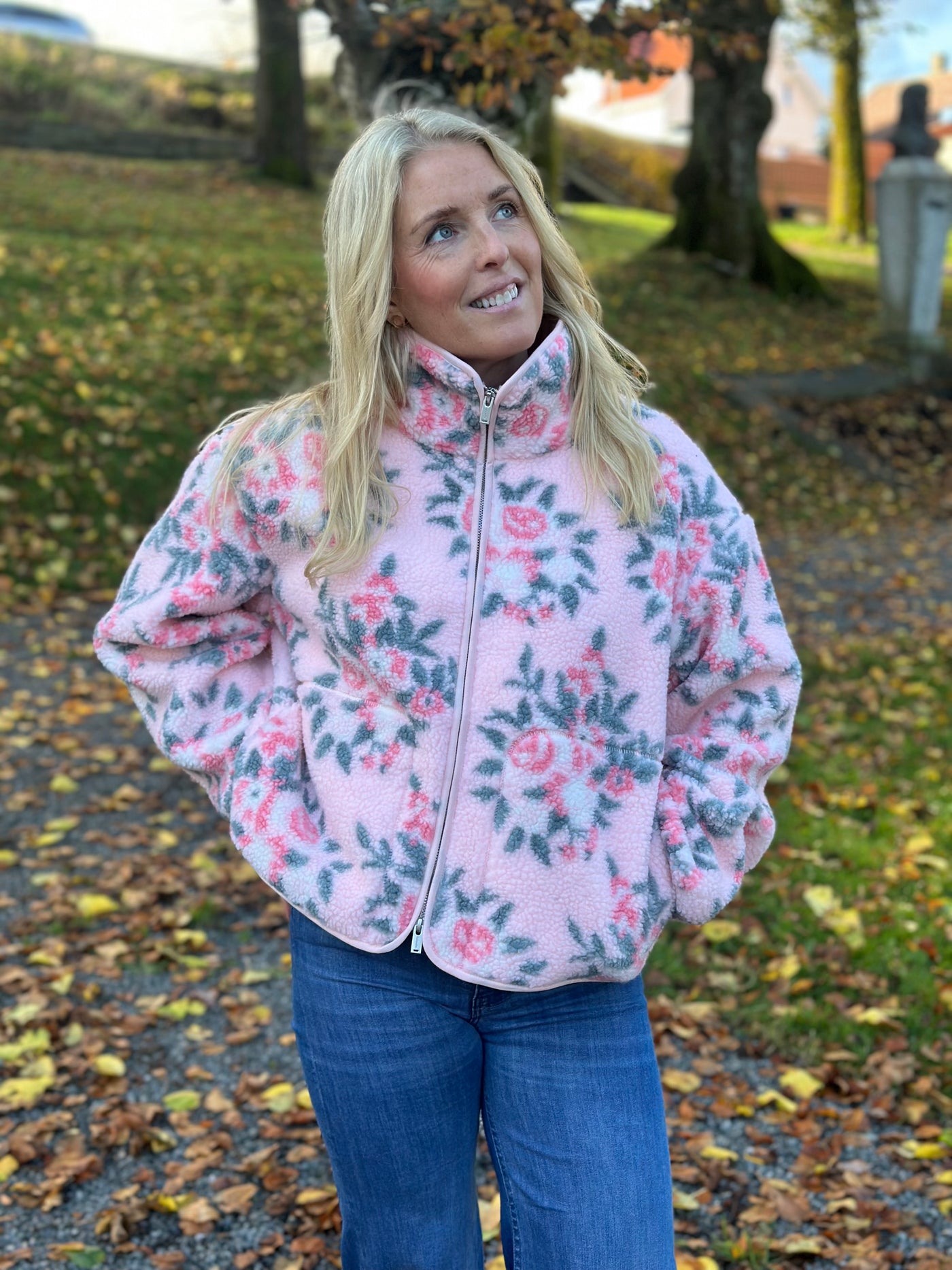 Rype Fleece Jacket, Light Pink Mix