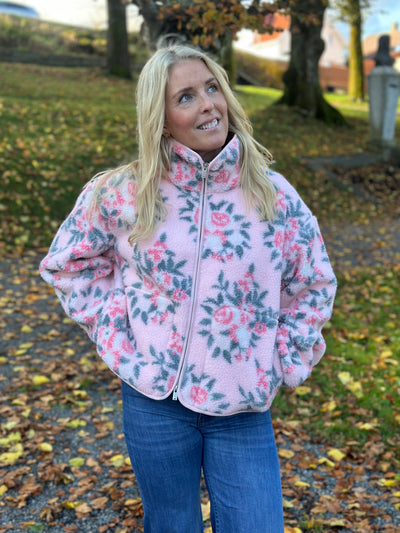 Rype Fleece Jacket, Light Pink Mix