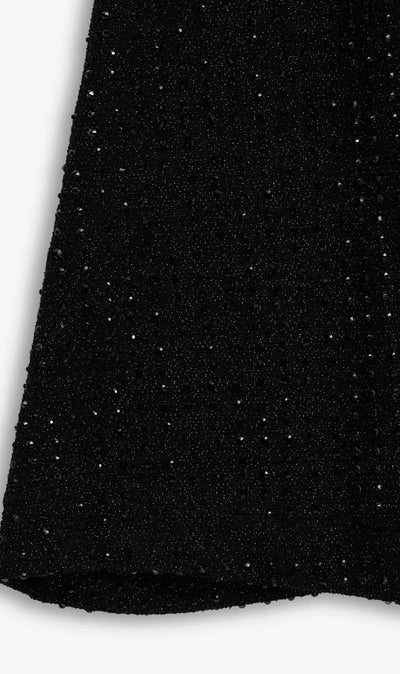 Luxe Sequin Skirt, Black