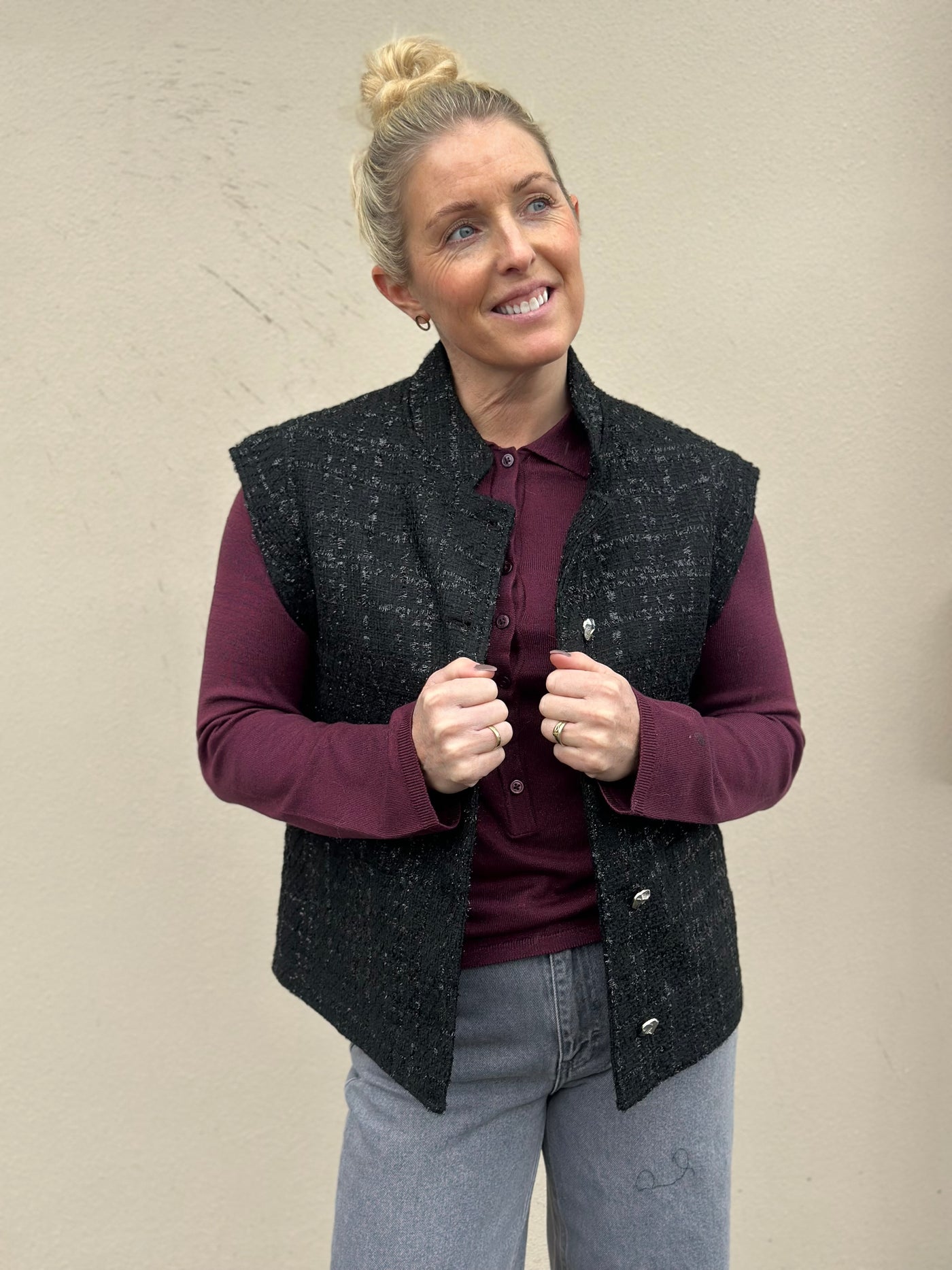 Osin 2 Waistcoat, Black