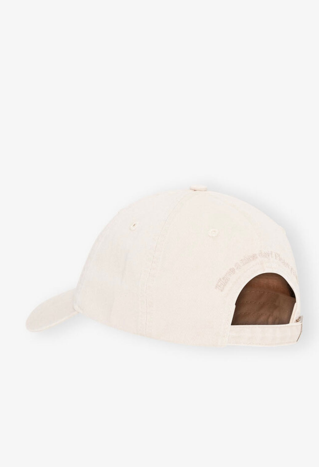 Washed Cotton Canvas Cap , Emb Egret
