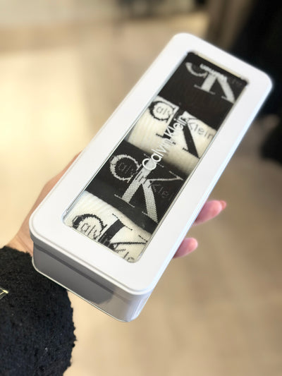 CK ¤pk Mono Logo Gift Box, One Size, Black/white