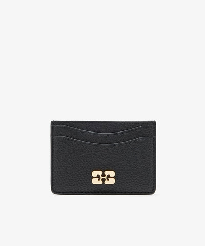 Bou Card Holder Grained , Gold Black