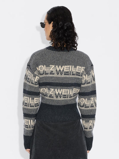 Ski Cropped Crew Dk. Grey