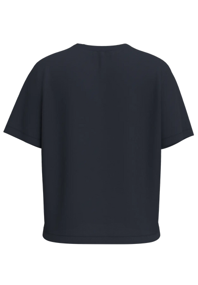 Essential SS Boxy Tee, Dark Sapphire
