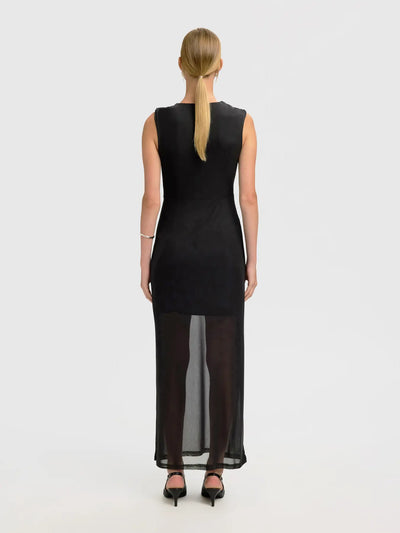 Olga SL Slim Ankle Dress, Black