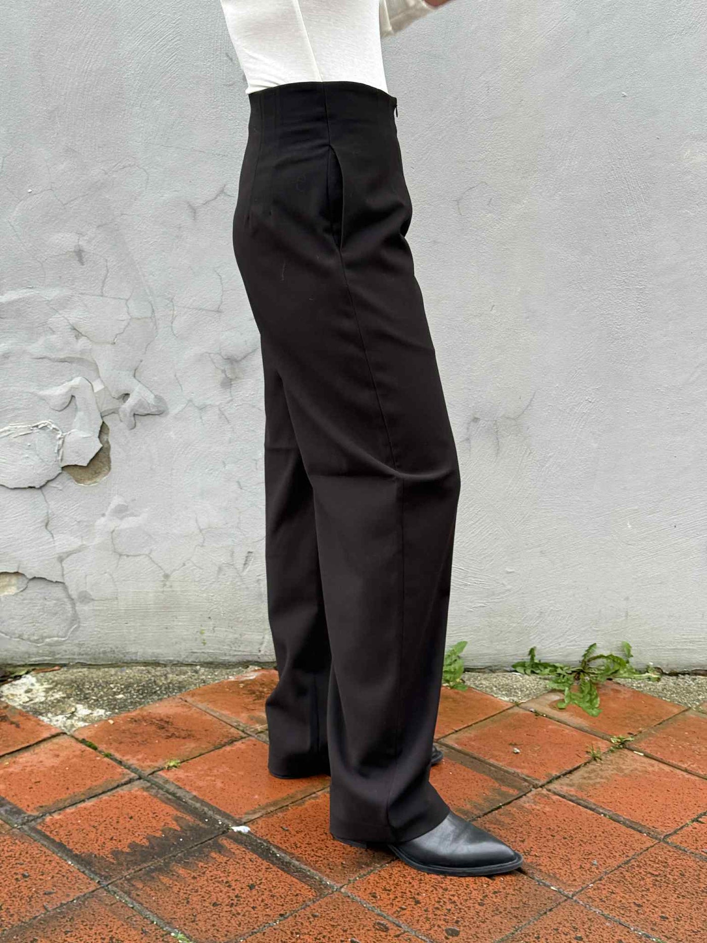 Smooth Barrel Pant, Black