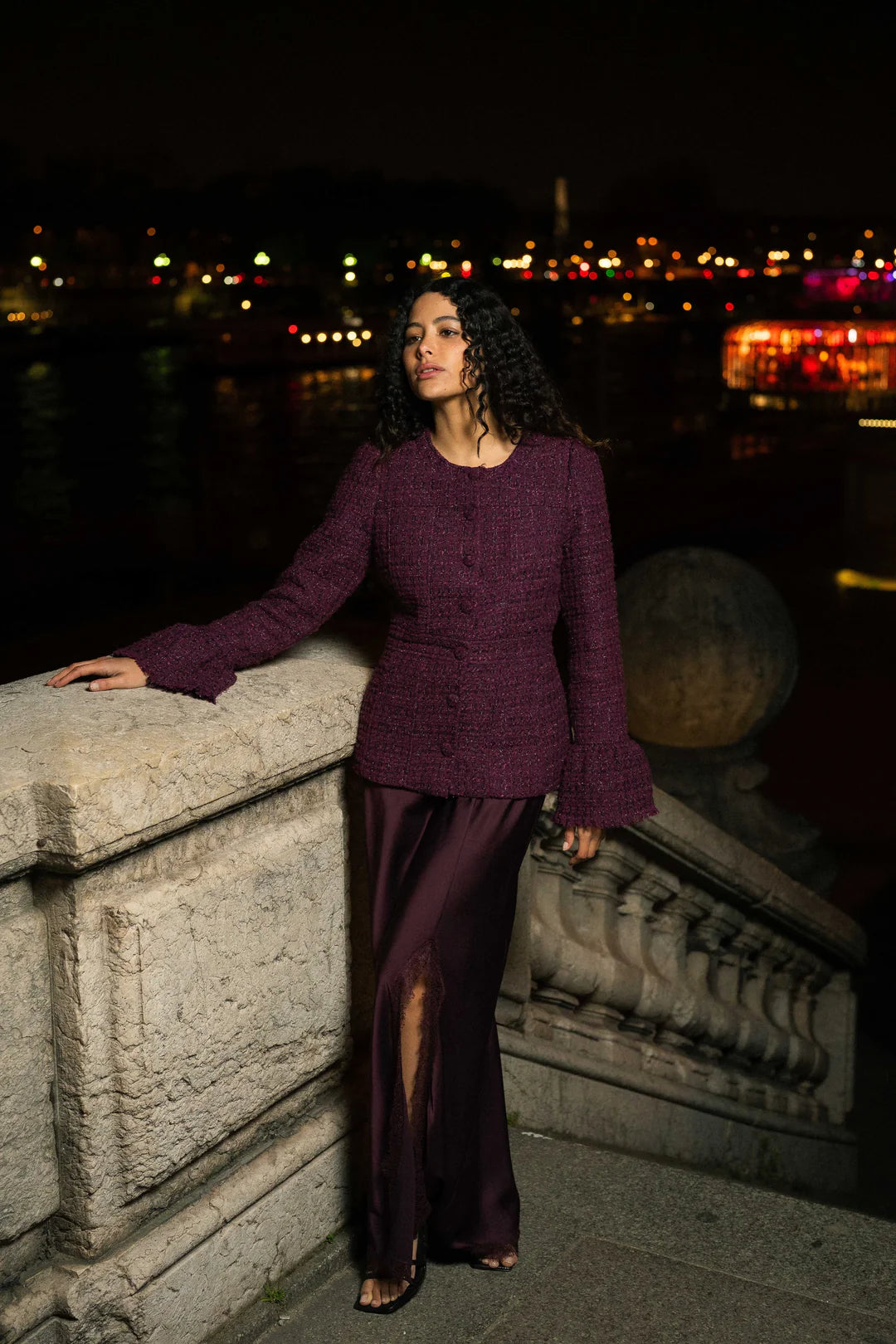 Stasya Jacket , Burgundy