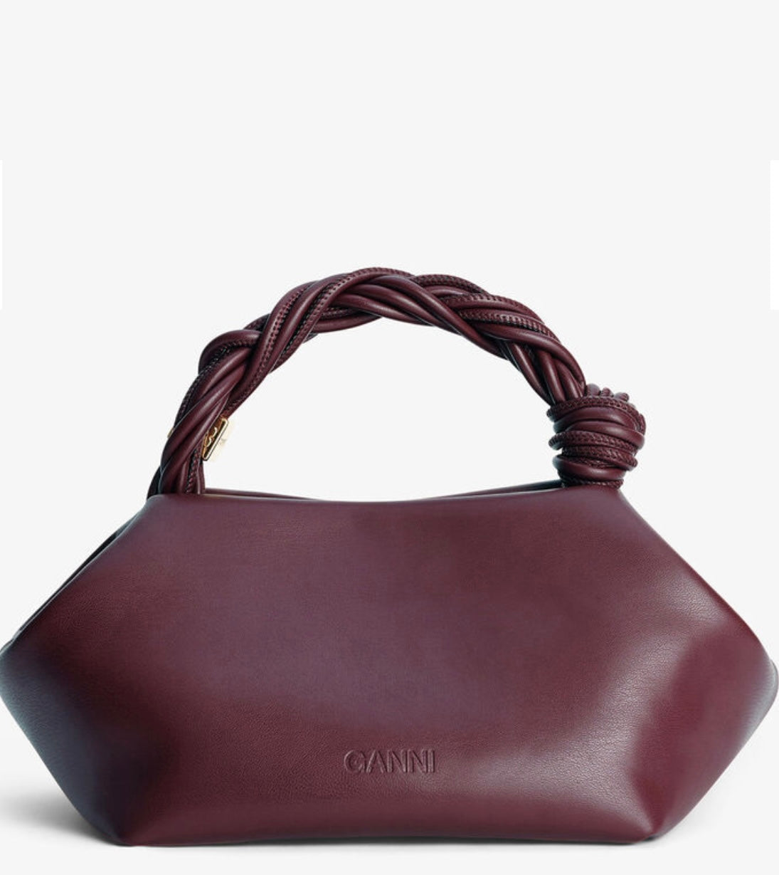 Ganni Bou Bag Small, Burgundy