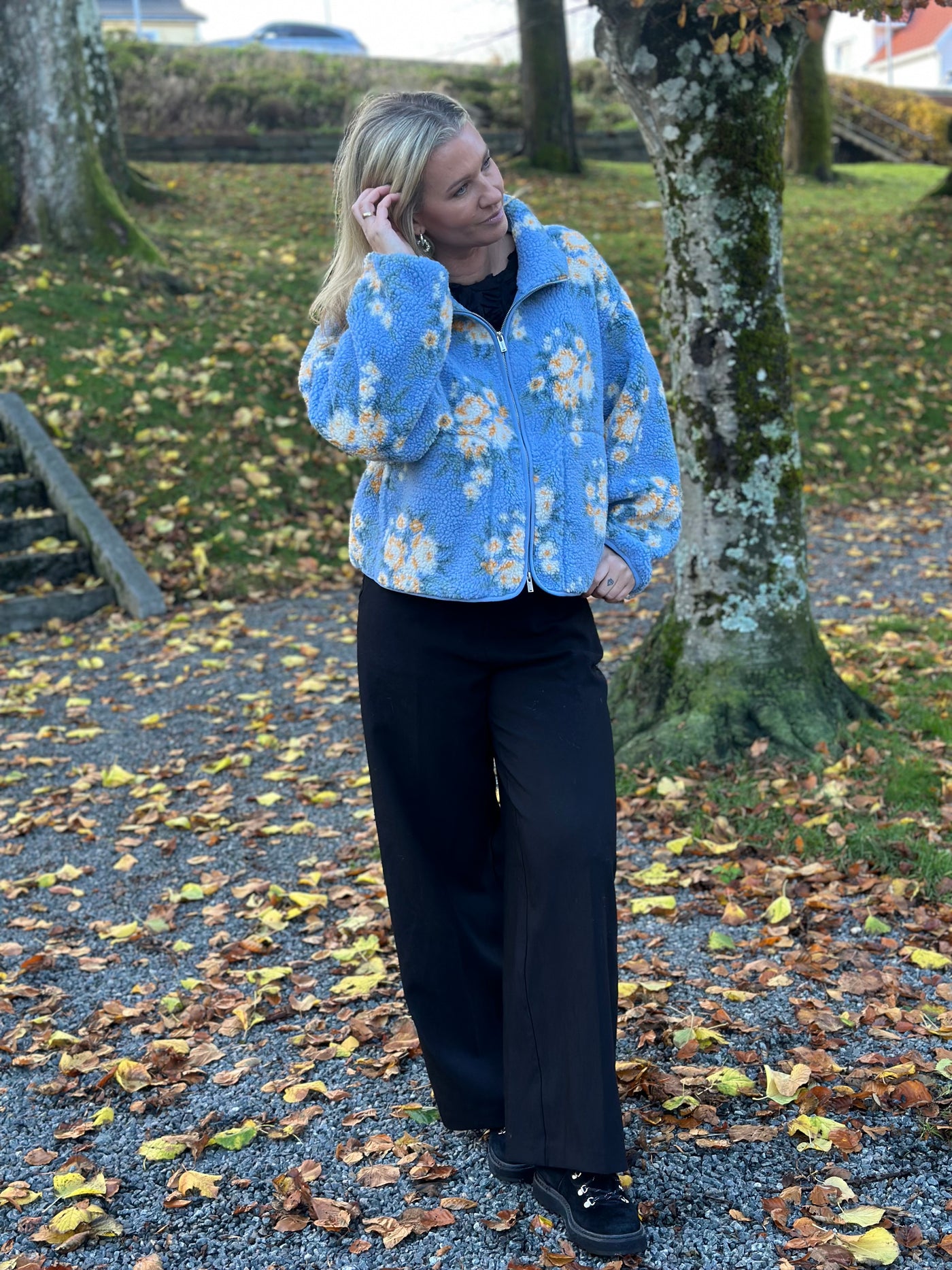 Rype Fleece Jacket, Light Blue Mix