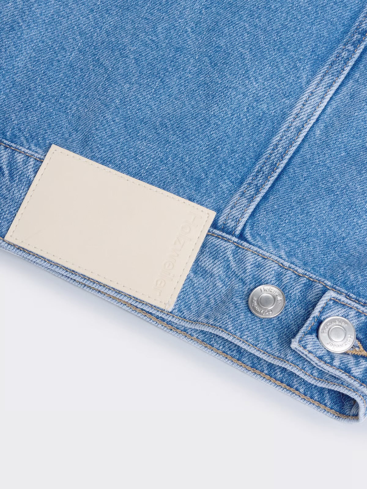 W. Cropped Denim Jacket Lt. Blue