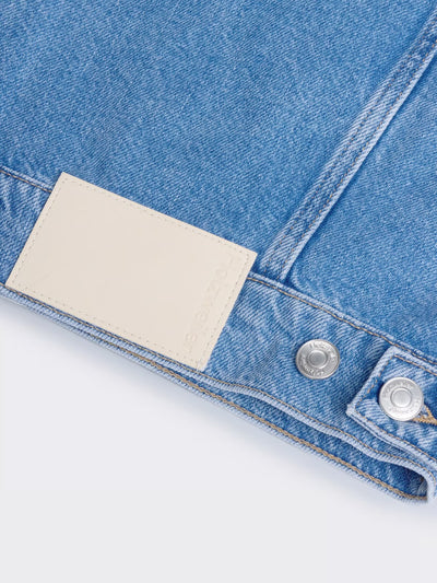 W. Cropped Denim Jacket Lt. Blue